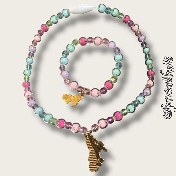 Bundle Sale 3 for $15 | Kids Unicorn Necklace & Bracelet - Picture 7 of 11